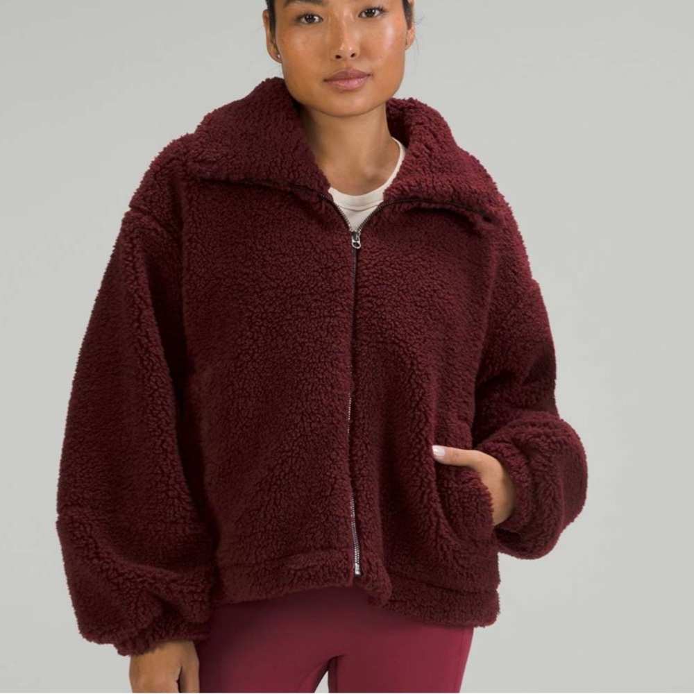 Lululemon Cinchable Fleece Zip-Up